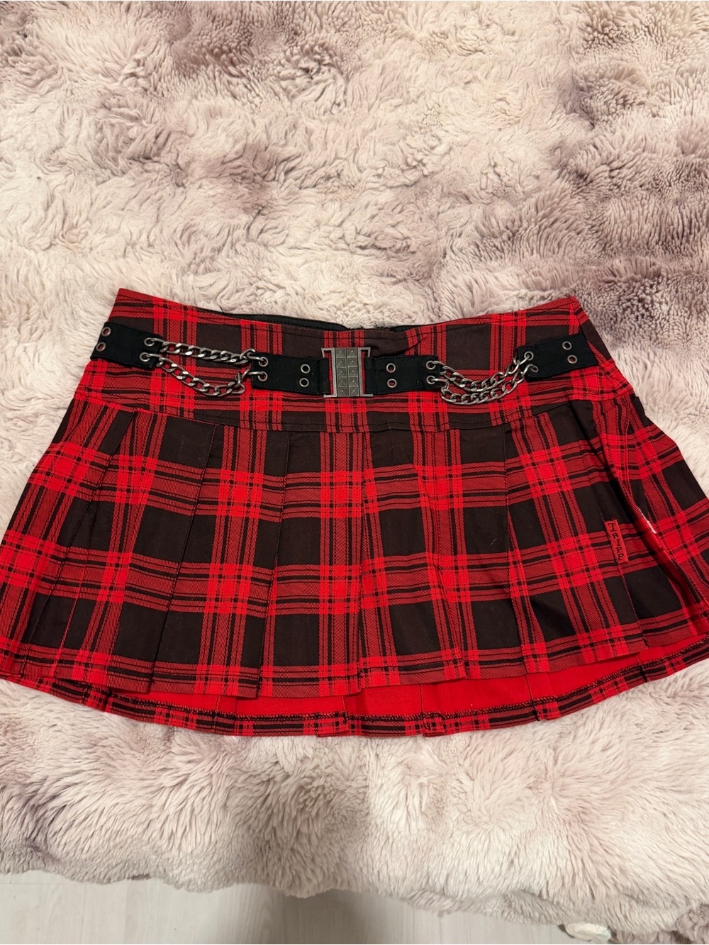 Tripp NYC XL Plaid Skirt